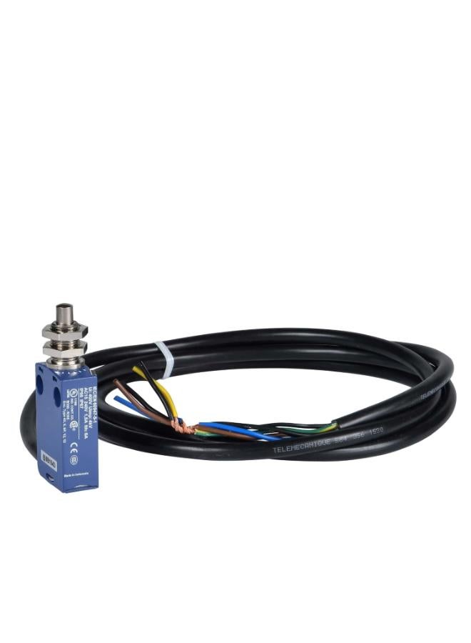 Schneider Electric Limit Switch, Limit Switches Xc Standard, Xcmd, M12 Metal End Plunger, 1Nc+1 No, Snap, 1 M