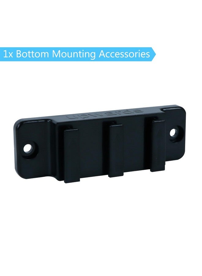 KISKIZ Retractable Baby Gate Replacement Parts (Black) Hardware Full Set Wall Mounting Accessories with Brackets Anchors and Screws - Image 4