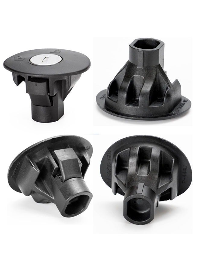 ZVEV Locking Gas Cap Lock Fuel Cap Replace 8U5Z-9C268-B Compatible With Ford F150 Edge Escape Expedition Explorer Focus Fusion Taurus - Image 3