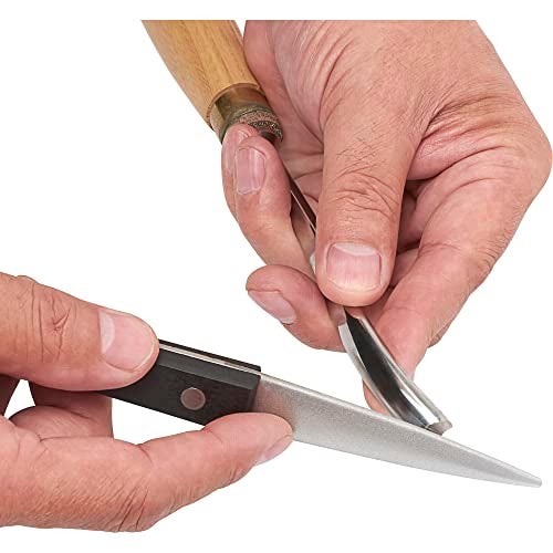 Trend 3-Inch Diamond Tapered File for Sharpening Wood Turning Gouges, DWS/TF3/F - Image 3