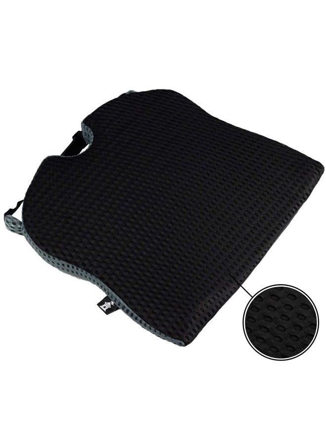 Castle Knight Wedge - Memory Foam Seat Cushion for Tailbone and Back Pain Relief - Coccyx Cutout Seat Pillow for Office Chairs, Autos, and Other Household Seating - Image 4