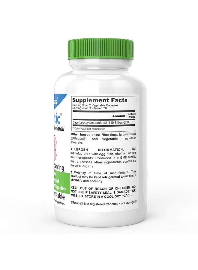 DrFormulas Saccharomyces Boulardii Probiotic 10 Billion CFUs | Nexabiotic S boulardii, Immune and Digestive Support Supplement, 60 Stomach Acid Resistant Probiotics Capsules - Image 2