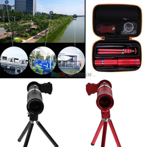 Smars 26X 4K HD Dual Zoom Telephoto Mobile Lens with Tripod, Ultra Wide Angle Universal External Smartphone Camera Lens with Background Blur - Image 2
