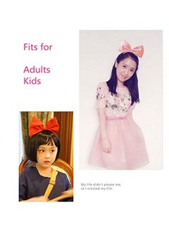 MXXGMYJ Hairband - 1Pcs Black Bow Headband Hair Accessories For Christmas Halloween Party Cosplay Costume Gifts For Girls Teen Women  - Image 2