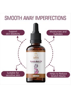 7 Days 7DAYSNATURAL Stretch Mark Oil for Pregnancy | Boosts Elasticity & Fades Stretch Marks | Coconut Oil Blended with 9 Botanical Oils(30 Ml)  - Image 5