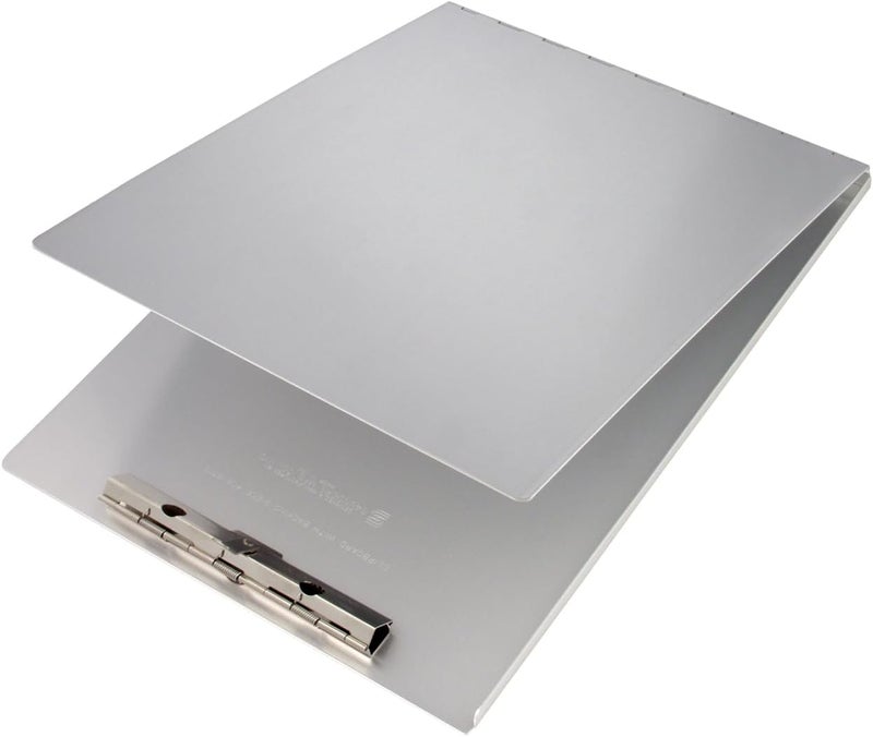 Saunders Aluminum Clipboard with Writing Plate, 0.5" Clip Capacity for 8.5 x 11 Sheets, Silver - Image 5