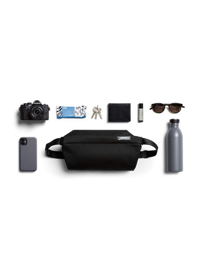 BELLROY Sling Bag (Unisex Compact Crossbody Bag Multiple Compartments Waterresistant Materials Holds Phone Camera & Water Bottle) Melbourne Black - Image 5