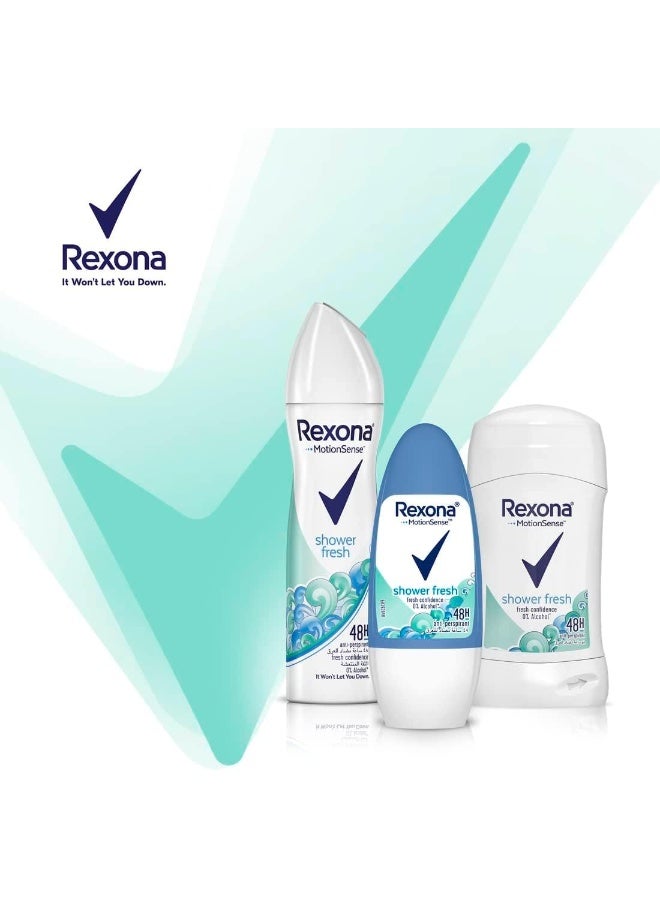 ركسونا مزيل العرق للنساء - رائحة الانتعاش بعد الاستحمام (عبوة من 3) - view 5