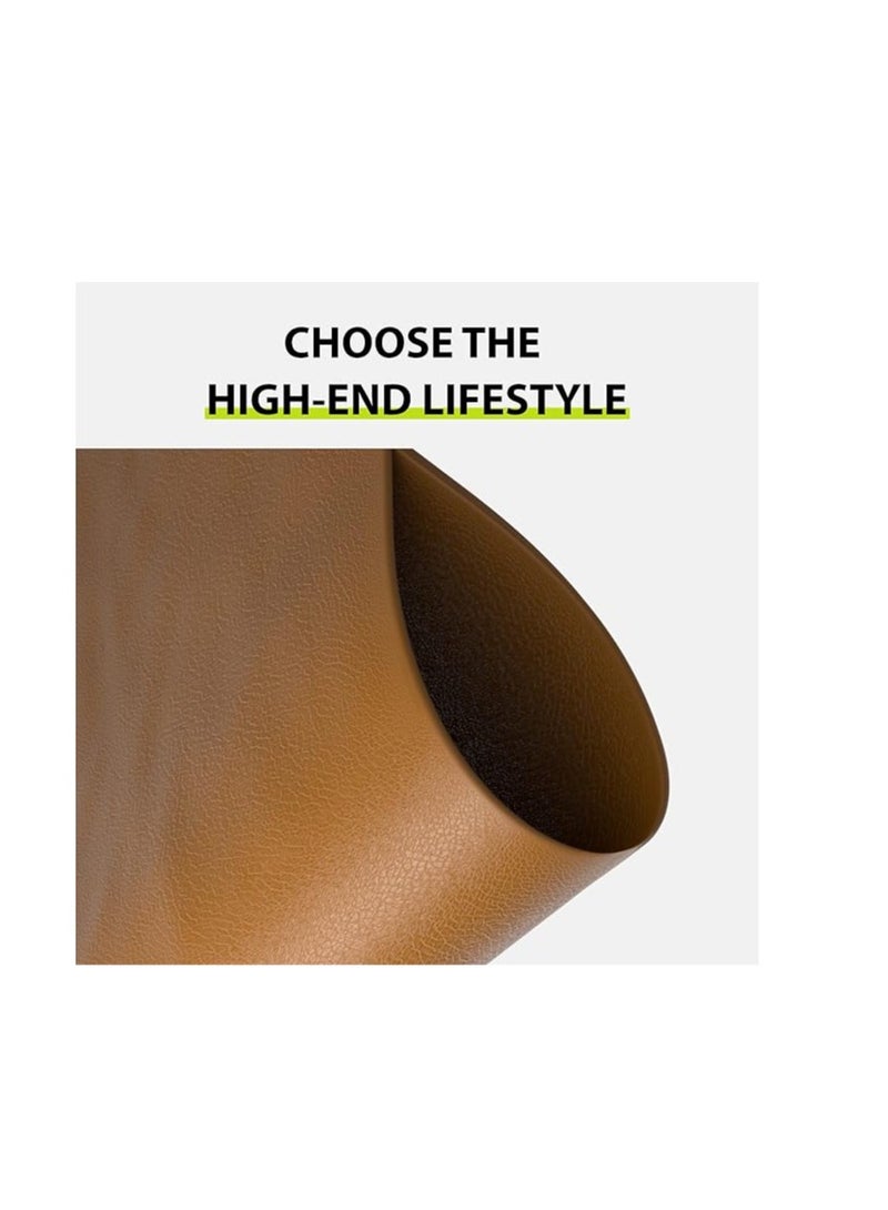 Switcheasy Wrap (Leather) For Airtag - Saddle Brown - Image 3