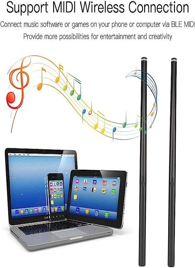 Air Electronic Drum Set Digital Bluetooth Virtual Reality Drumstick Machine Holiday Birthday Gift