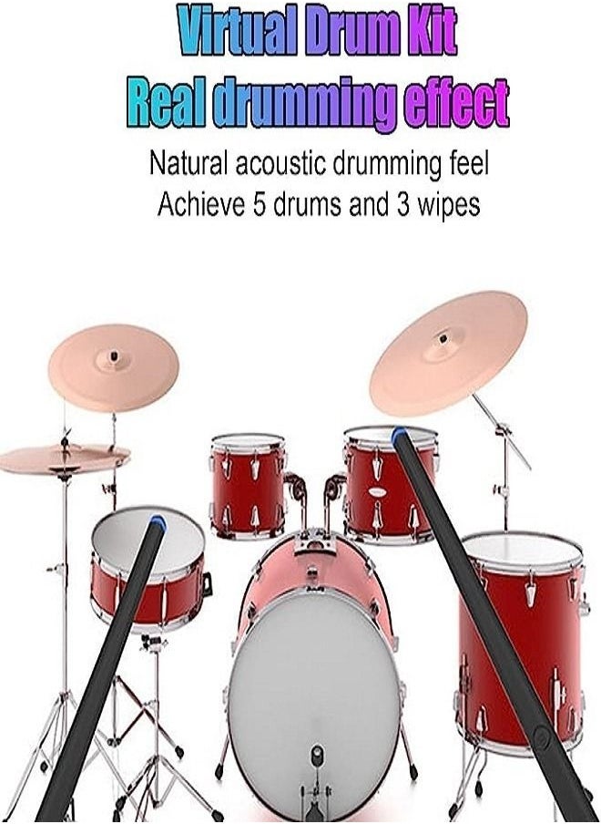 Air Electronic Drum Set Digital Bluetooth Virtual Reality Drumstick Machine Holiday Birthday Gift