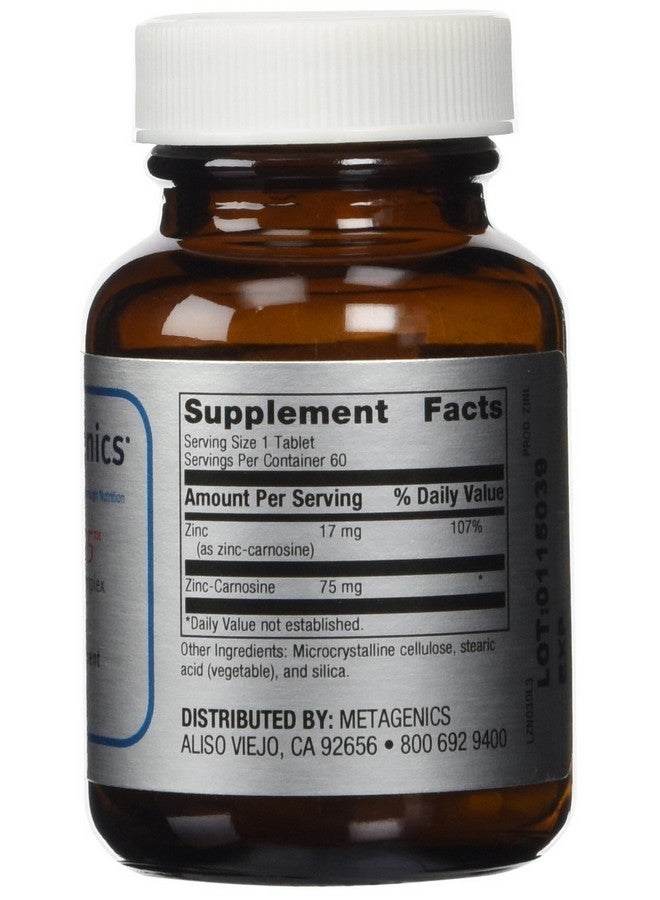 Metagenics - Zinlori 75 60 tabs - Image 2