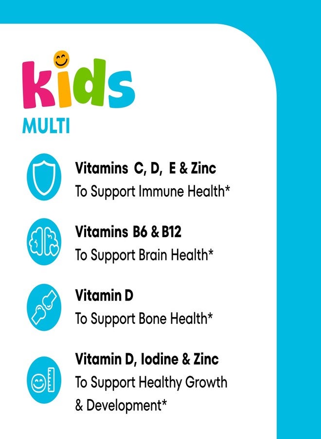 One A Day Kids Multivitamin Gummies, Kids Vitamins with Vitamin C, D, E & Zinc for Immune Support, Childrens Gummy Vitamins, Assorted Fruit Flavors, 60ct (Packaging May Vary) - Image 3