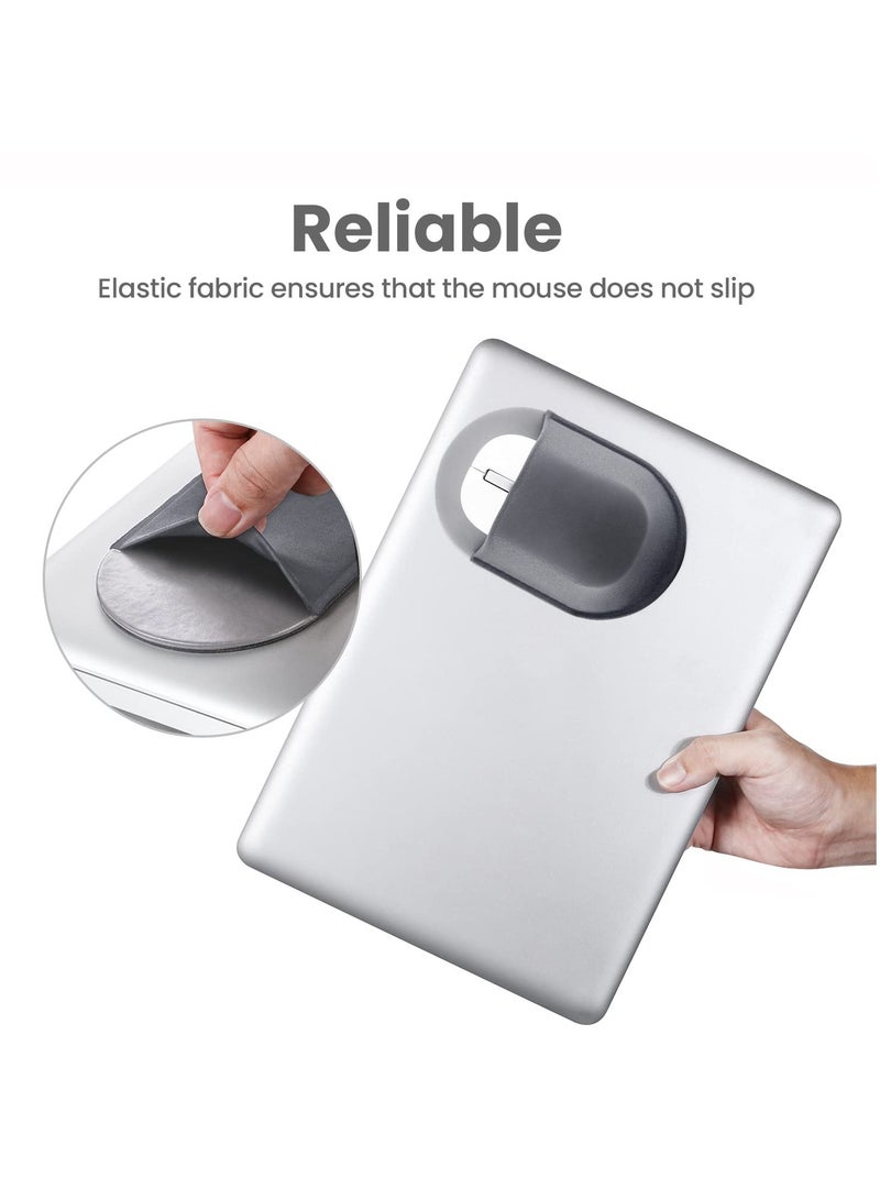 SYOSI Universal Stickon Mouse Pouch Reusable No Glue Residue Mouse Storage Bag for Wireless Mouse Compatible with All Laptops  - Image 3