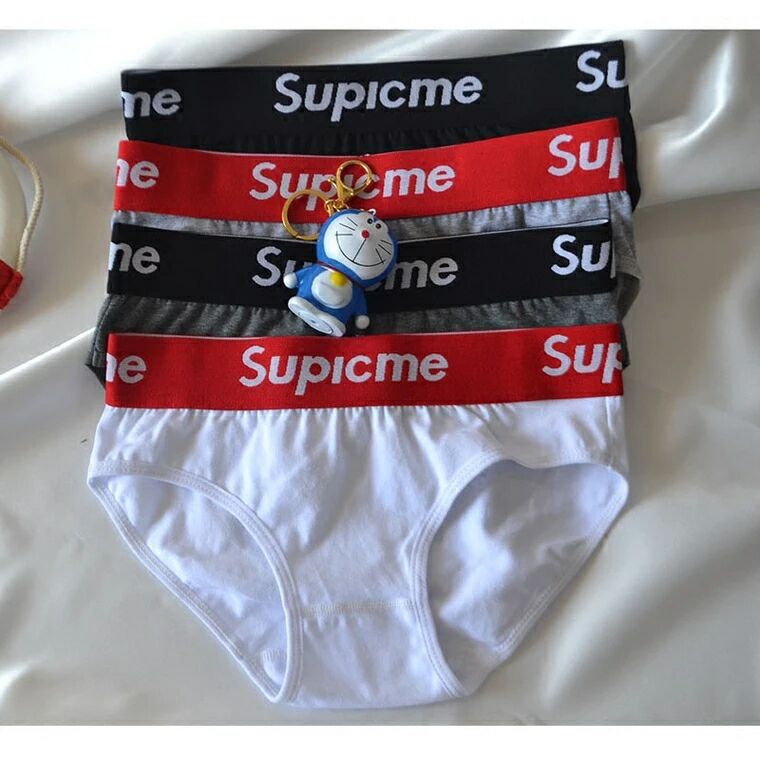 Large Size Underwear Unisex Pure Cotton Wide Edge Simple Sports Boxer Briefs Trendy One Piece Drop Shipping - Image 3