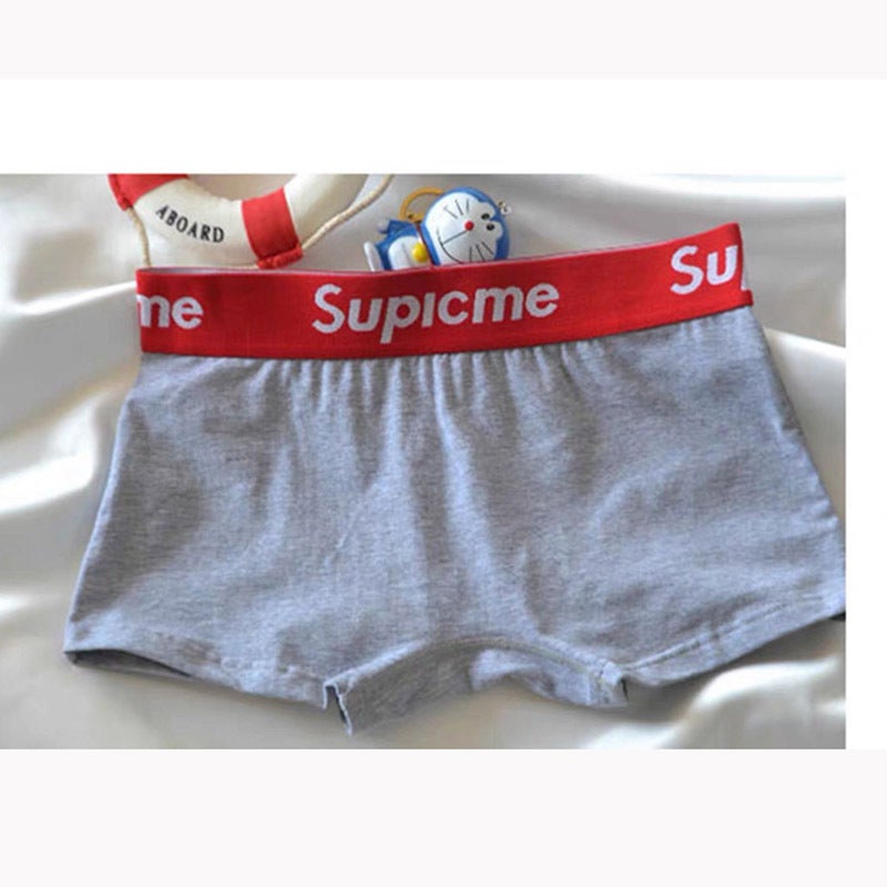 Large Size Underwear Unisex Pure Cotton Wide Edge Simple Sports Boxer Briefs Trendy One Piece Drop Shipping - Image 5