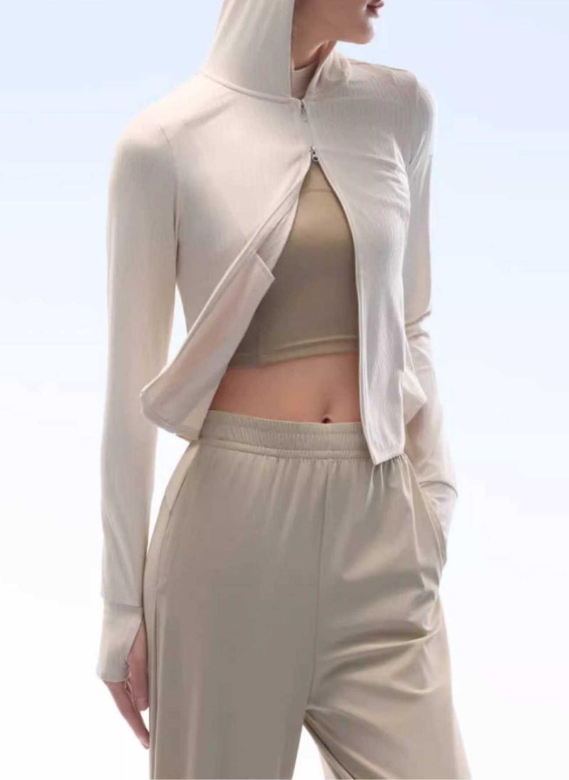 ANTA Women’s LightShield 4.0 IceSilk UV Jacket/UPF50+ Protection · Cooling Fabric · Slim Fit Design - Image 1