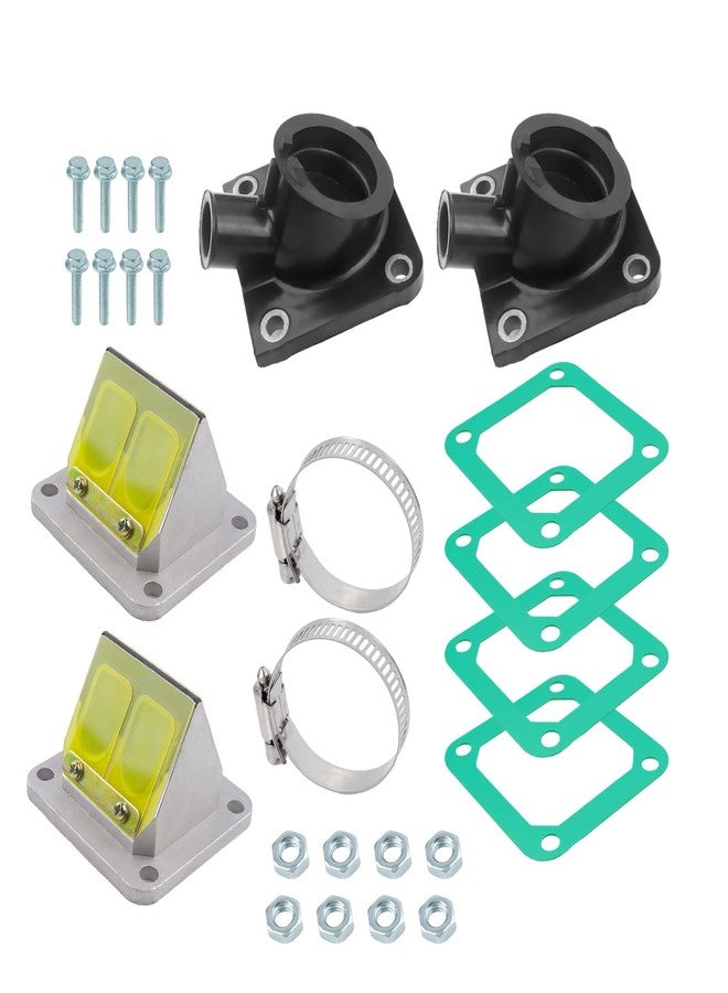 neivilu Intake Manifold Boot Reed Valve Gaskets for Yamaha Banshee 350 YFZ350 1987-2006 31K-13565-01-00 2GU-13610-01-00 3GG-13621-00-00 - Image 1