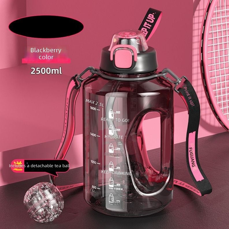 FUGUANG Sports Water Bottle with Strap, Large Capacity Tritan Design for Summer Fitness - Image 1