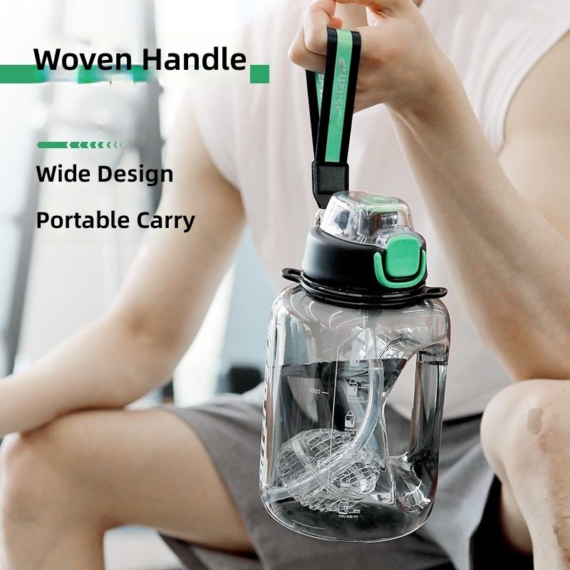 FUGUANG Sports Water Bottle with Strap, Large Capacity Tritan Design for Summer Fitness - Image 3