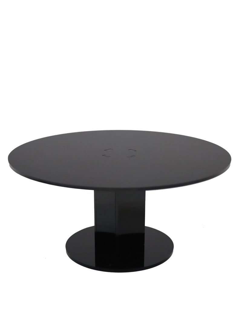 Generic - STAND SWEETS For Multi-use  Round Display Stand (Black Acrylic) - Image 1