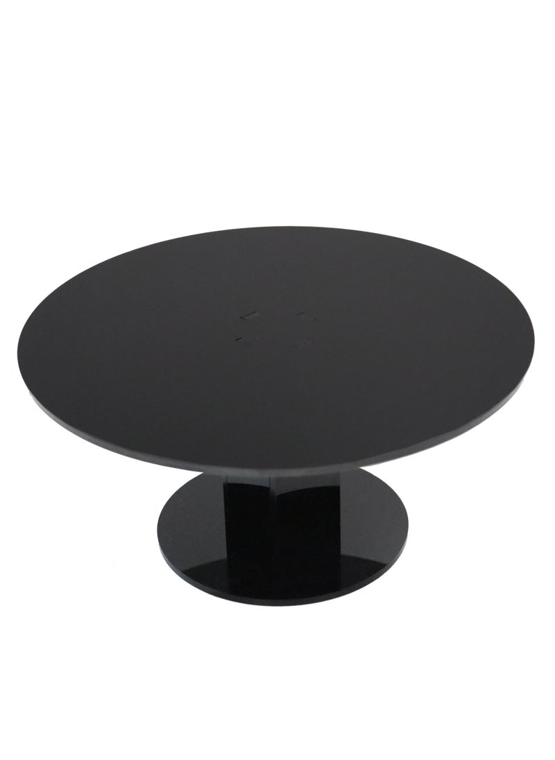 Generic - STAND SWEETS For Multi-use  Round Display Stand (Black Acrylic) - Image 1