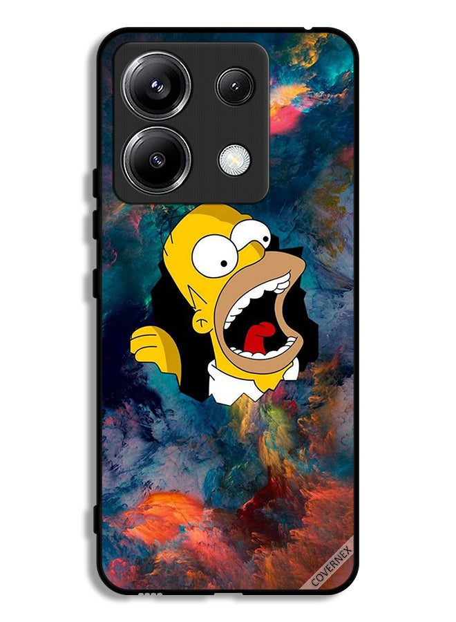 Covernex Xiaomi Poco X6 5G Protective Case Cover Simpson - Image 1