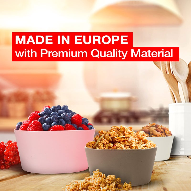 Mueller Mixing Bowls, 4-Piece Nesting Bowls Set, Food Prep Bowls, European Made, Microwave and Dishwasher Safe Mixing Bowl Set - Image 2