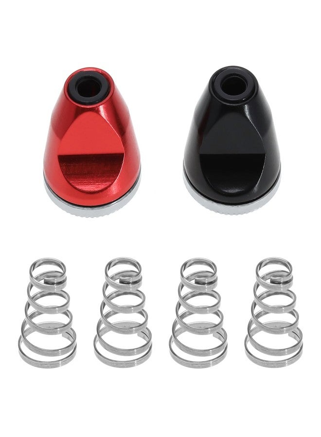 Create idea 2Pcs M5 Bicycle Hubs Nut with 4Pcs Quick Release Skewers Spring Bicycle Quick Release Rod Nuts Accessories for Spit Hollow Shaft Fixed Rod - Image 1