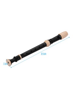 NIBEMINENT Fingering 8 Holes Baroque Style Soprano Descant Recorder Flute With Cleaning Stick  - Image 2