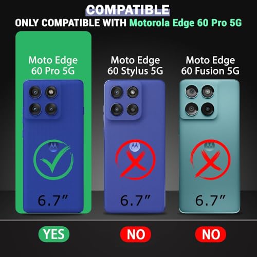 Excelsior Flip Case for Motorola Moto Edge 60 Pro | Premium PU Leather | Full Protection (Red) - Image 2