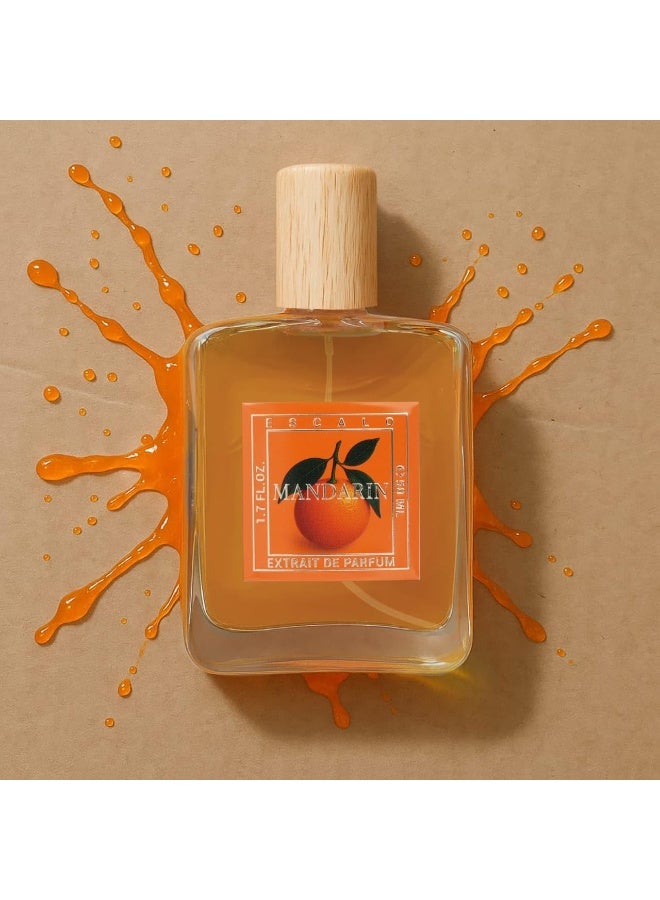 ESCALO عطر إيسكالو ماندرين، 50 مل، مستخلص عطر، عطر فواكه وحمضيات منعش مع زهور بيضاء، عسل وفانيليا – لامع، (50 مل، ماندرين) - Image 4