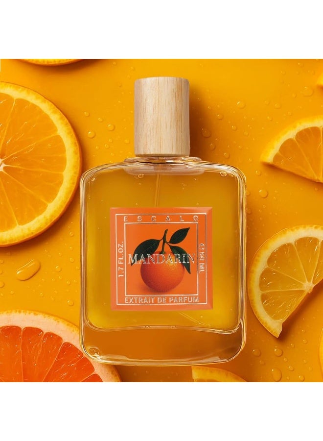 ESCALO عطر إيسكالو ماندرين، 50 مل، مستخلص عطر، عطر فواكه وحمضيات منعش مع زهور بيضاء، عسل وفانيليا – لامع، (50 مل، ماندرين) - Image 3