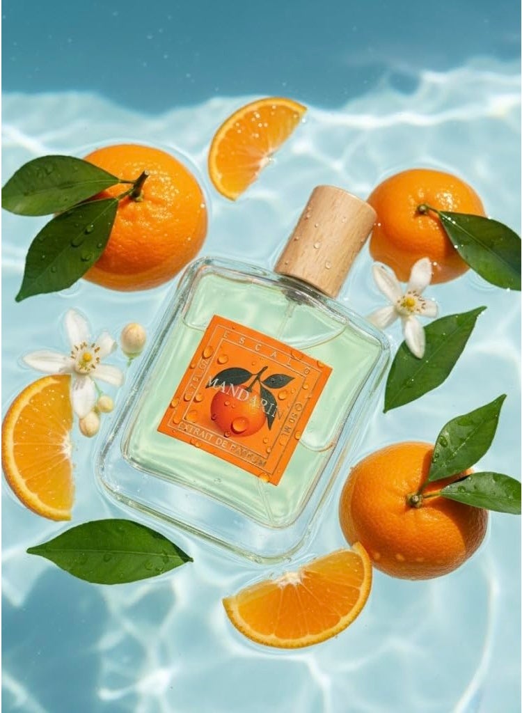 ESCALO عطر إيسكالو ماندرين، 50 مل، مستخلص عطر، عطر فواكه وحمضيات منعش مع زهور بيضاء، عسل وفانيليا – لامع، (50 مل، ماندرين) - Image 5