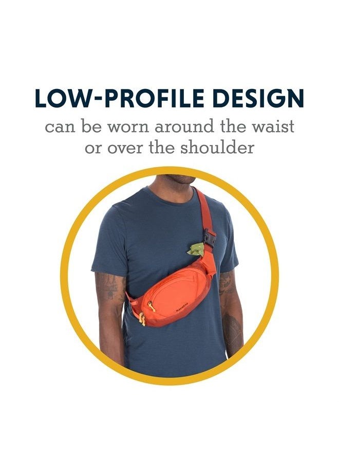 RUFFWEAR , Home Trail Hip Pack, Waist-Worn Gear Bag for Hiking & Camping with Dogs, Red Sumac  - Image 3