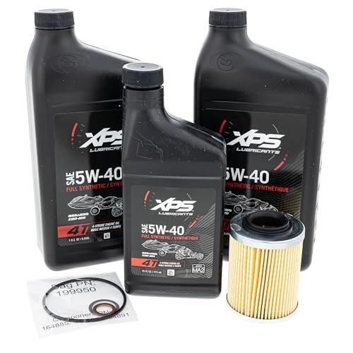 CanAm New OEM Synthetic Blend Oil Change Kit 5W40 500 CC 9779488