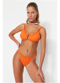 trendyol Pomegranate Blossom Tunnel High Leg Bikini Bottom TBESS23BA00187  - Image 2