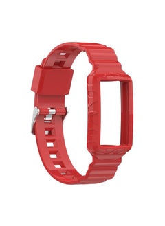 Replacement Strap For Fitbit Charge 4 SE Silicone One Body Armor Watch Band Red