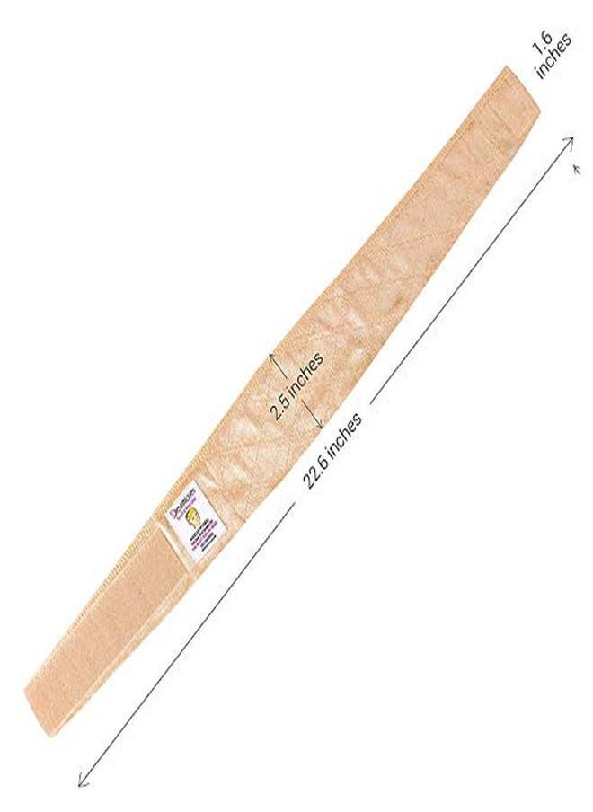 Dreamlover 2 Pack Elastic Wig Grip Headband, Adjustable Thin Velour Wig Scarf Hat Grip Band, Nude  - Image 3