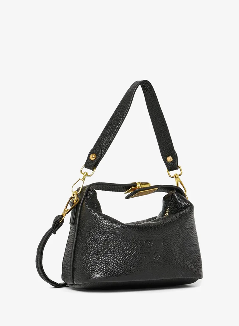 Styli Styli Textured Crossbody Bag with Adjustable Strap