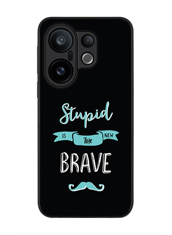 Stylizedd For vivo X200 FE / S30 Pro mini Case,Slim fit Camera Protection, Shockproof Thin Phone cover  - Stupid Is The New Brave