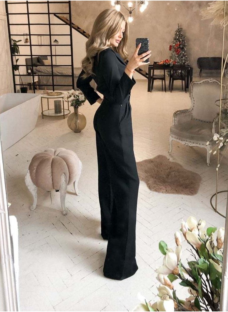 V-neck Jumpsuits Black - pzsku/Z3AC10CF8B3291398CD29Z/45/_/1665497027/a0eaddb5-8f0a-464c-9864-49ac956e6502