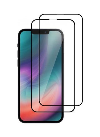 2-Pack Super Shieldz 3D Tempered Glass Screen Protector for Apple iPhone 13 Pro/13 Clear/Black - view 2