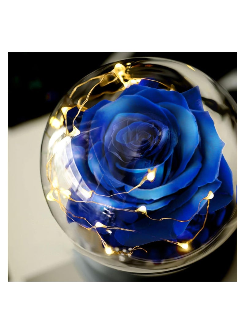 Generic Elegant Rose in Glass Dome - Perfect Birthday & Anniversary Gifts for Women, Artificial Flower Decor for Mom & Special Occasions  - Image 4