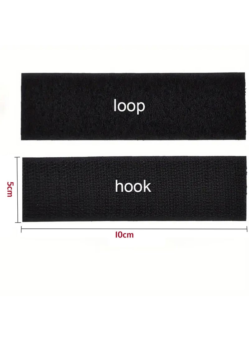 5x10 CM Hook and Loop Strips with Adhesive, Nylon Heavy Duty Hook and Loop Tape, Excellent Grip, Non-Adhesive, Interlocking Tape,for Sewing, Crafting,DIY,Wall Adhesive Strips - 30 Sets - Image 3