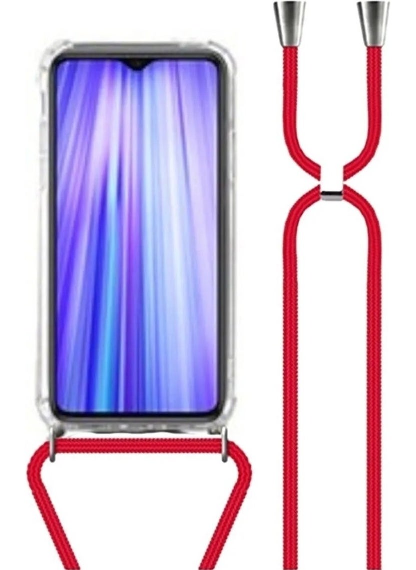 TahTicMer Samsung Galaxy J7 2015 J700 Compatible Case Silicone Rope Neck Strap Shock Absorbing Antishock Cover TPU  - Image 1