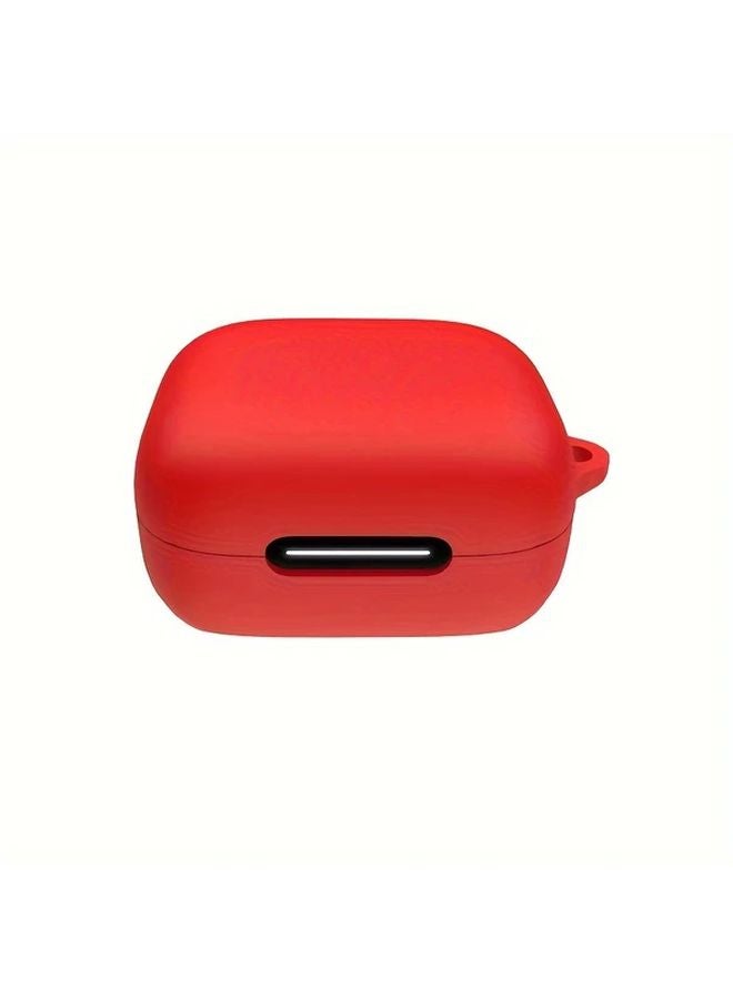 Red Soundcore P30i Wireless Earbuds Case With Free Hook Silicone Protective Cover Anti Fall Dustproof Charging Case - Image 1