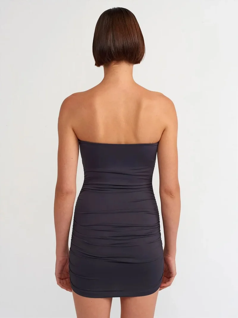 ديلفين Dilvin Strapless Bodycon Mini Dress