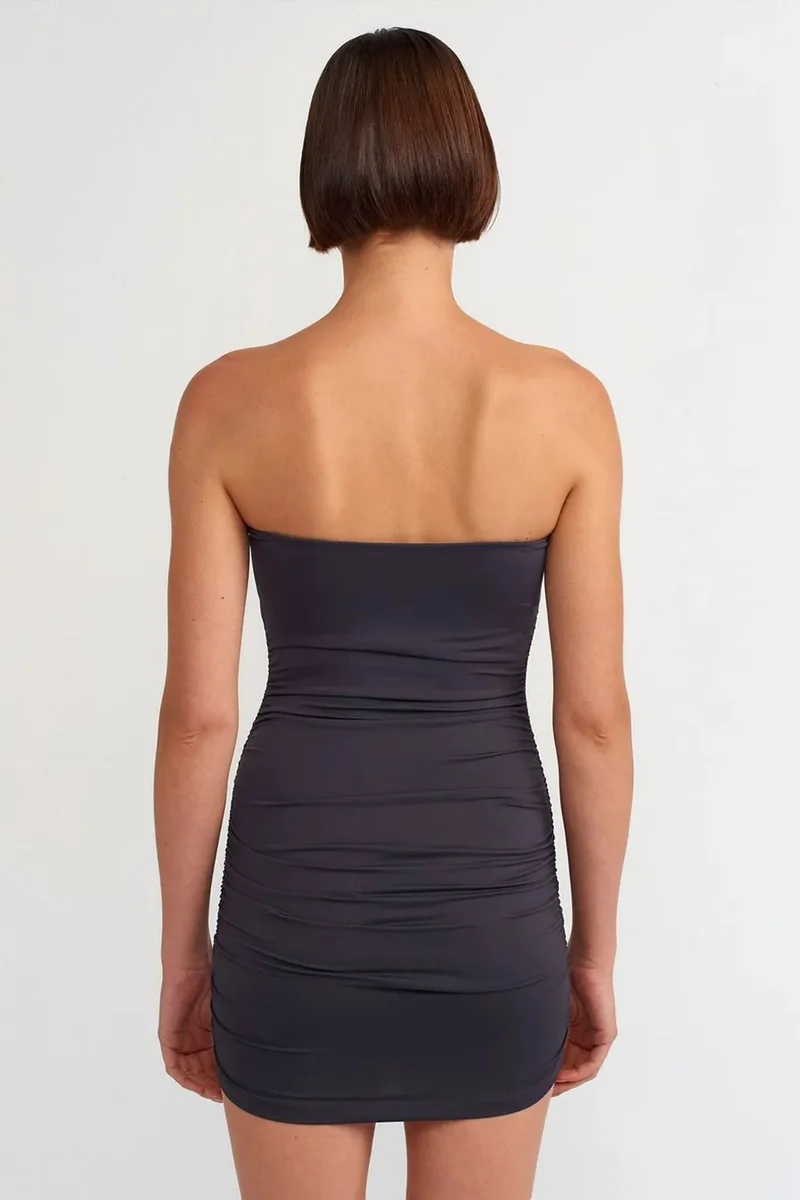 ديلفين DILVIN Strapless Bodycon Mini Dress