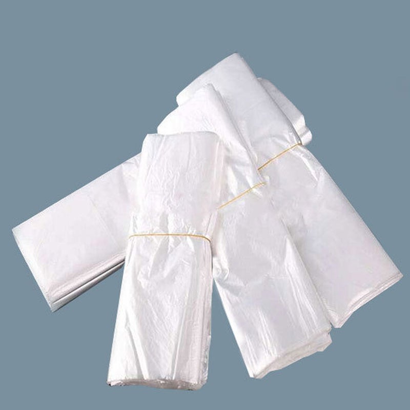 100pcs Transparent Thicken Fruits Vegetables Bag Supermarket Shopping Bag Portable Storage Pouch for Daily Use - Image 4